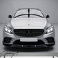 Mercedes C Class W206 AMG gloss black front lip splitter spoiler
