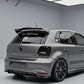 VW POLO 2009 - 2018 BATMAN STYLE REAR SPOILER GLOSS BLACK