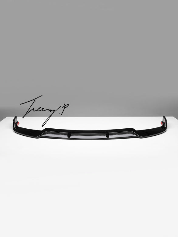 Mercedes C Class W206 AMG gloss black front lip splitter spoiler
