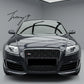 Audi A6 C6 RS6 style gloss black honeycomb front grille
