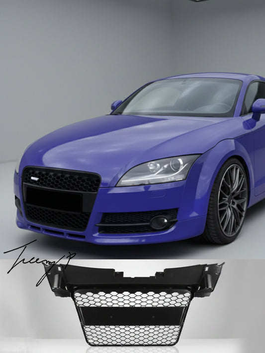 Audi TT 8J RS style gloss black honeycomb front bumper grille
