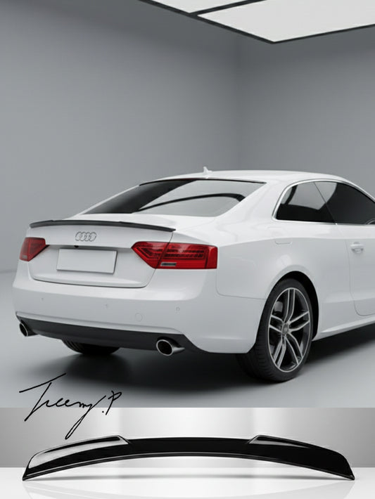Audi A5 Sportback gloss black M4 look rear boot lip spoiler
