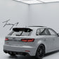 Audi A3 8V hatchback rear roof spoiler splitter

