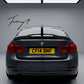 PSM style gloss black rear boot spoiler for BMW 3 Series F30 F80 M Performance 2012 to 2019
