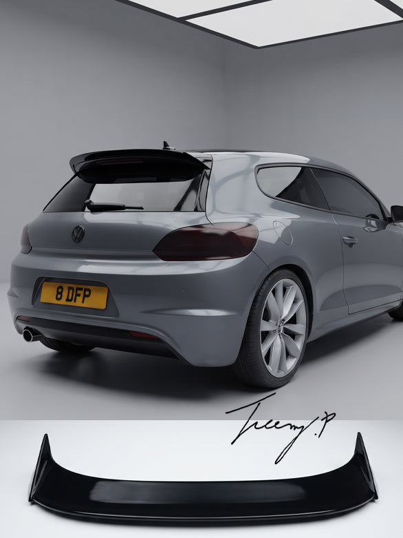 Volkswagen Scirocco Mk3 2008-2014 rear gloss black OS Style roof spoiler wing