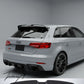 Audi A3 8V hatchback rear roof spoiler lip Oettinger style
