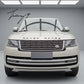 Gloss black 2023 style front grille for Range Rover Vogue L405 facelift 2018 to 2022
