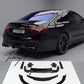BS style gloss black bodykit splitter spoiler for Mercedes S Class W223 AMG Line 2020 and newer
