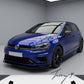 Gloss black front lip splitter for VW Golf MK7 R Line
