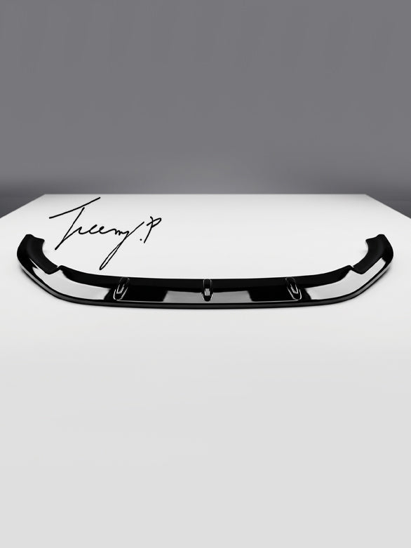 Gloss black front lip splitter for VW Golf MK7 R Line
