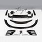 BS style gloss black bodykit splitter spoiler for Mercedes S Class W223 AMG Line 2020 and newer
