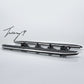 Aluminum side step running boards installed on a 2011-2018 Range Rover Evoque Dynamic (L538)