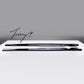 Gloss black side skirt blades for VW Golf R MK8
