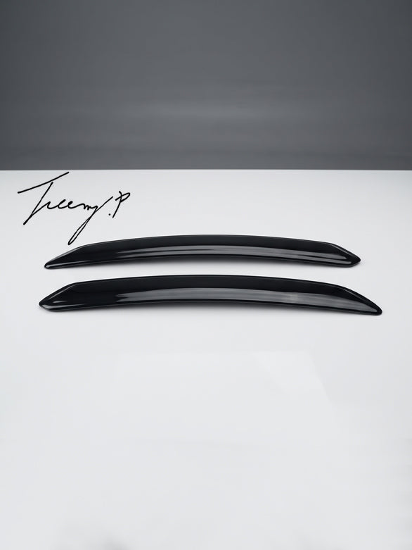 Volkswagen Golf Mk7 Mk7.5 2013-2020 rear gloss black OT Style spoiler extensions