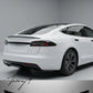 Gloss black rear trunk boot lip spoiler wing for Tesla Model S sedan 2012 to 2023
