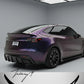 Blade style gloss black rear boot trunk lip spoiler wings for Tesla Model Y 2021 and newer

