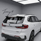 Gloss carbon effect M Performance rear roof spoiler wing lip for BMW X1 U11
