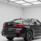 BMW X6 F16 (2014-2019) GLOSS BLACK REAR BOOT SPOILER LIP