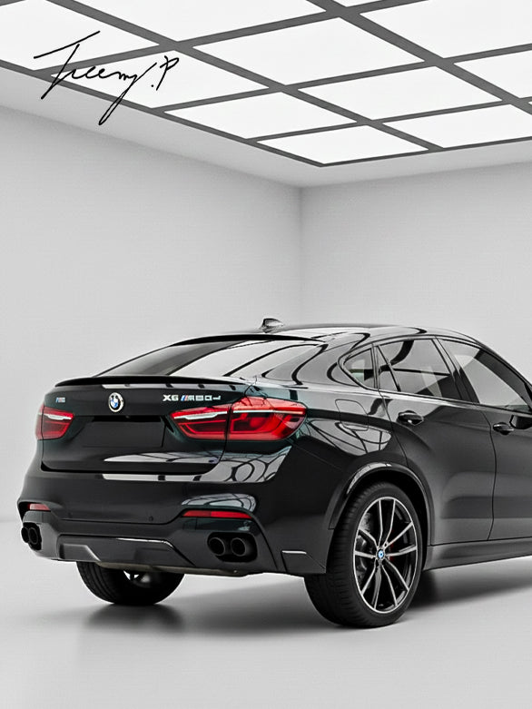 BMW X6 F16 (2014-2019) GLOSS BLACK REAR BOOT SPOILER LIP