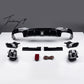 Facelift S63 B style AMG rear diffuser with tailpipes for Mercedes S Class W222 2017 and newer
