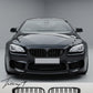 BMW 6 Series F06 F12 F13 gloss black dual kidney grille
