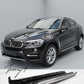 BMW X6 F16 aluminium black OE style running boards
