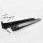 BMW X6 F16 aluminium black OE style running boards
