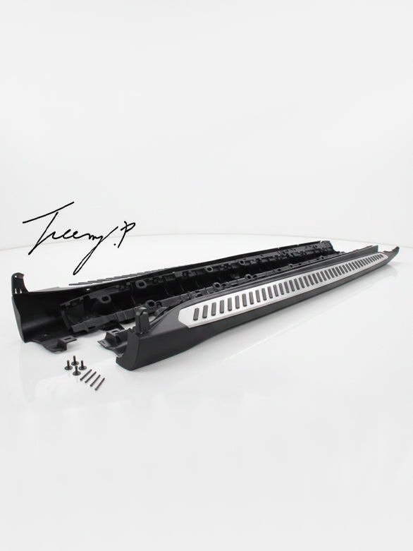 BMW X6 F16 aluminium black OE style running boards
