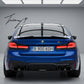 BMW 5 Series G30 PSM style high kick ducktail rear boot spoiler
