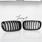 BMW X5 E70 X6 E71 gloss black double slat kidney grille
