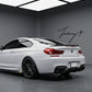 Gloss black M4 style rear boot spoiler for BMW 6 Series F13 Coupe
