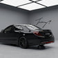 Gloss black AMG style rear boot trunk spoiler for Mercedes S Class W222 2014 to 2020
