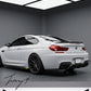 Gloss black M4 style rear boot spoiler for BMW 6 Series F13 Coupe
