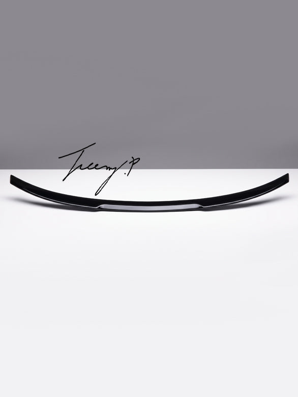 Gloss black M4 style rear boot spoiler for BMW 6 Series F13 Coupe
