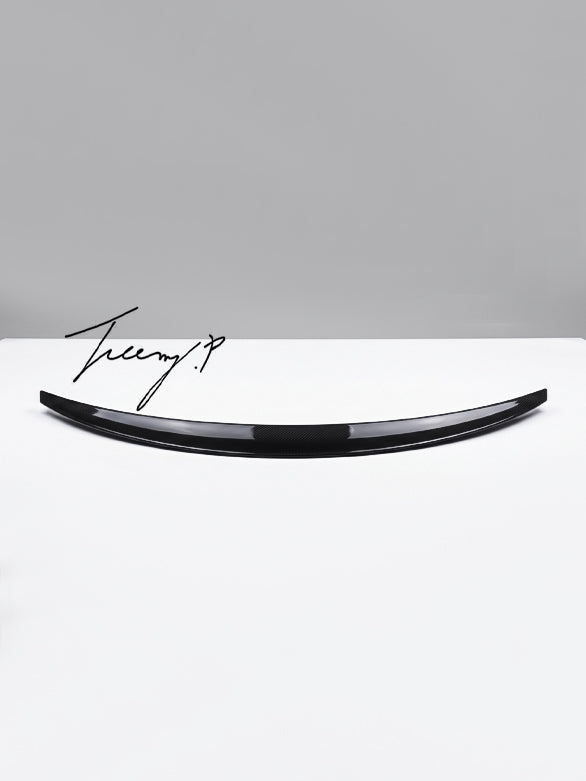 Gloss black AMG style rear boot trunk spoiler for Mercedes S Class W222 2014 to 2020
