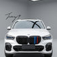 BMW X5 G05 gloss M color dual slat kidney grille
