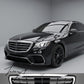 Chrome and black grille upgrade for Mercedes S Class W222 2013 to 2017