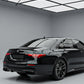 MERCEDES S CLASS W223 2021+ REAR BOOT TRUNK SPOILER WING LIP GLOSS BLACK