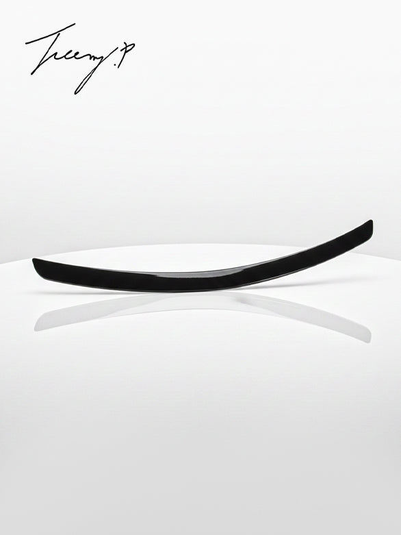 MERCEDES S CLASS W223 2021+ REAR BOOT TRUNK SPOILER WING LIP GLOSS BLACK