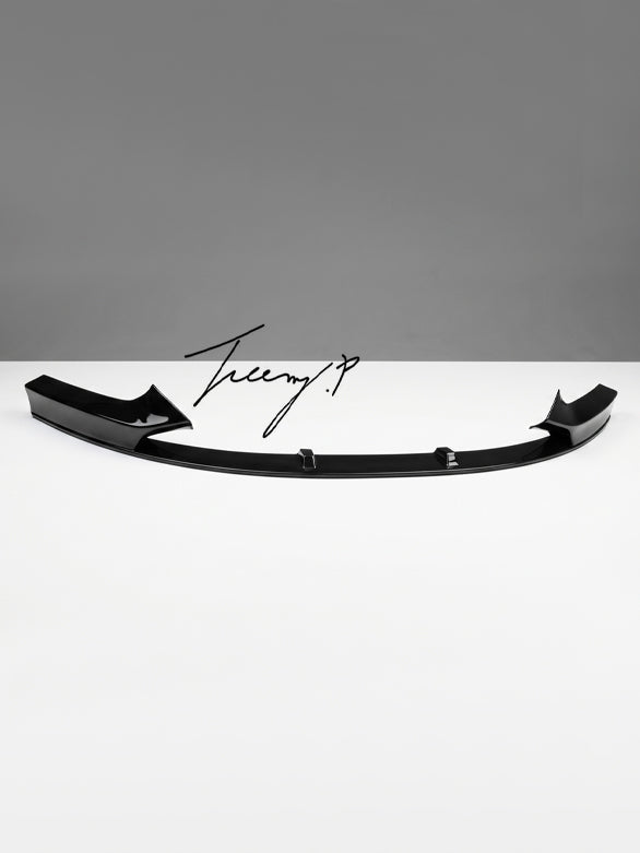 BMW 2 Series F22 F23 M Sport gloss black front splitter spoiler 2013 to 2021
