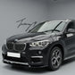 BMW X1 F48 M Sport gloss black front splitter and rear diffuser
