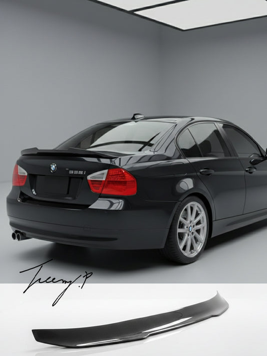 BMW M3 E90 PSM ducktail carbon look rear spoiler wing
