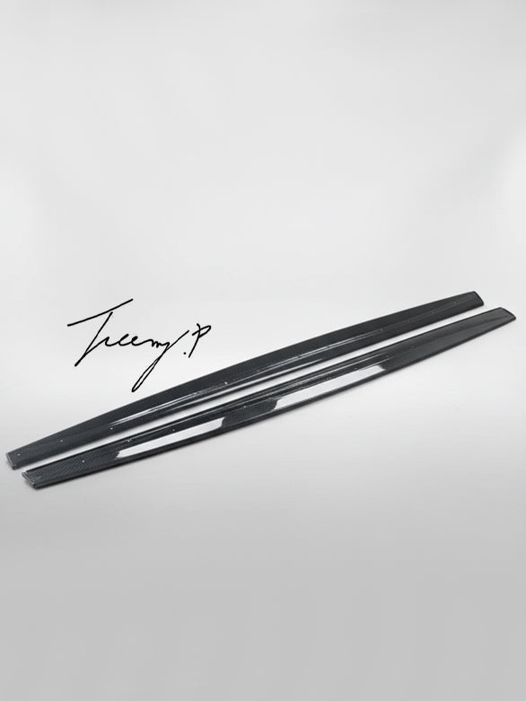 BMW 4 Series F32 F33 F36 M Sport carbon look side skirt extensions
