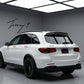AMG style gloss black rear roof spoiler for Mercedes Benz GLC X253
