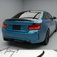 BMW 2 Series F22 F23 gloss black M Performance rear trunk spoiler lip
