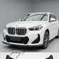 BMW X1 U11 M Sport gloss black front bumper splitter lip spoiler
