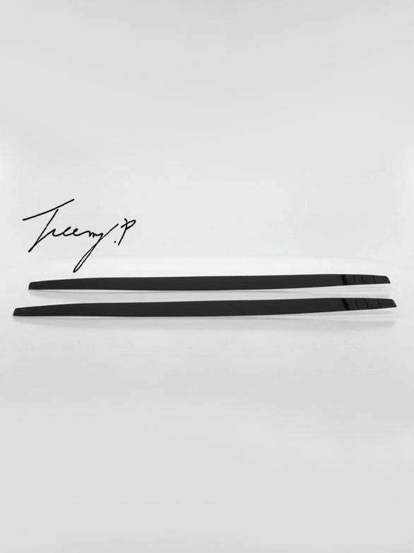 BMW 2 Series F44 MP Style gloss black side skirt extensions lip blade
