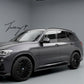 BMW X3M X4M G01 G02 M Type gloss black side skirt extensions
