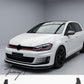 Volkswagen Golf Mk7 Mk7.5 2013-2020 R GTD GTI TSI TDI front carbon fibre look splitter spoiler lip