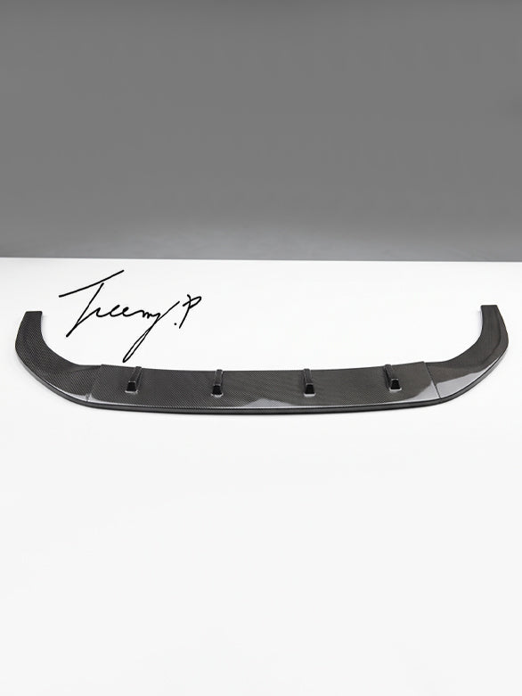 Volkswagen Golf Mk7 Mk7.5 2013-2020 R GTD GTI TSI TDI front carbon fibre look splitter spoiler lip